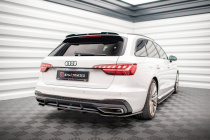 Audi A4 S-Line B9 Facelift 2019+ Bakre Splitter (Med Splitters) V.1 Maxton Design